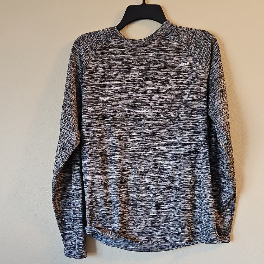 RBX‎ Black and Gray Long Sleeve Active Top Large